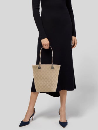 Gucci GG Canvas Bucket Bag