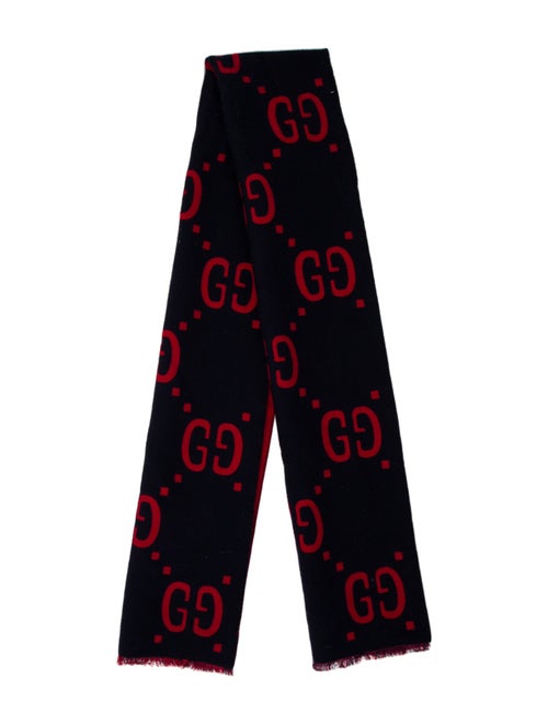 Gucci Wool Printed Scarf