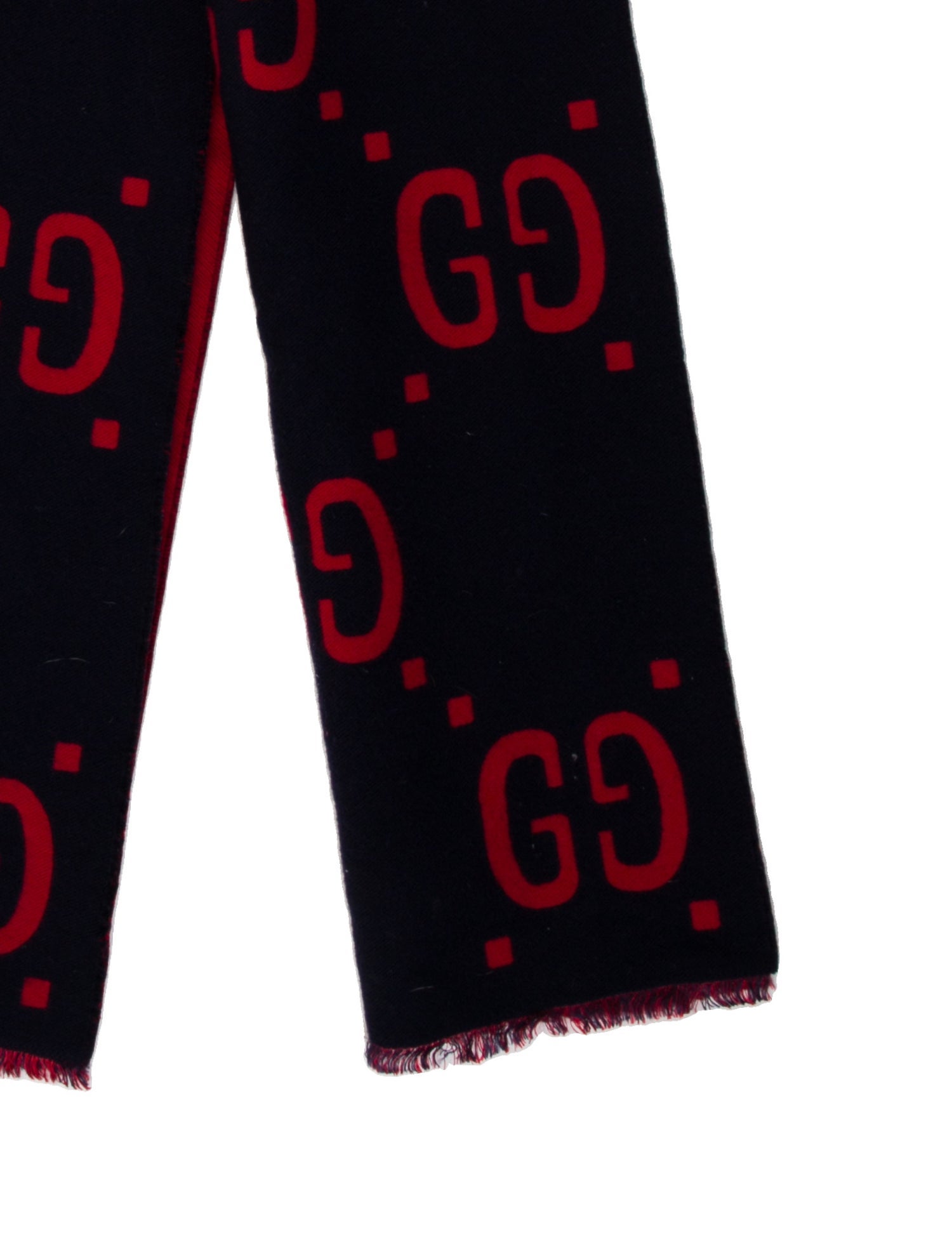 Gucci Wool Printed Scarf