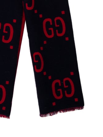Gucci Wool Printed Scarf