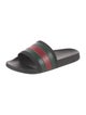 Gucci Web Accent Rubber Slides