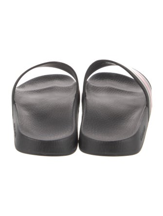 Gucci Web Accent Rubber Slides