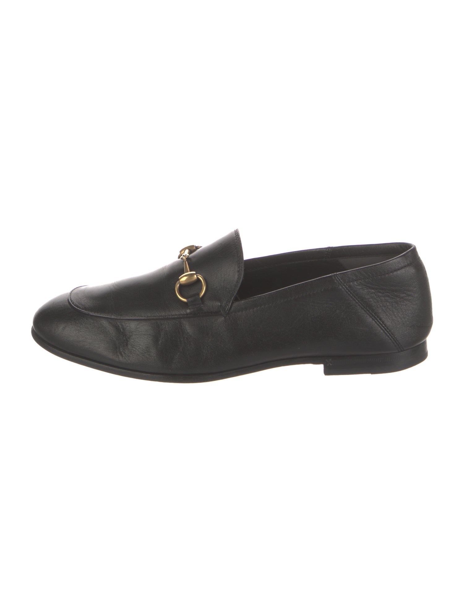 Gucci Horsebit Accent Leather Dress Loafers