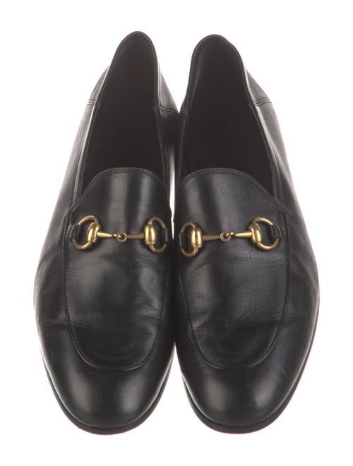 Gucci Horsebit Accent Leather Dress Loafers