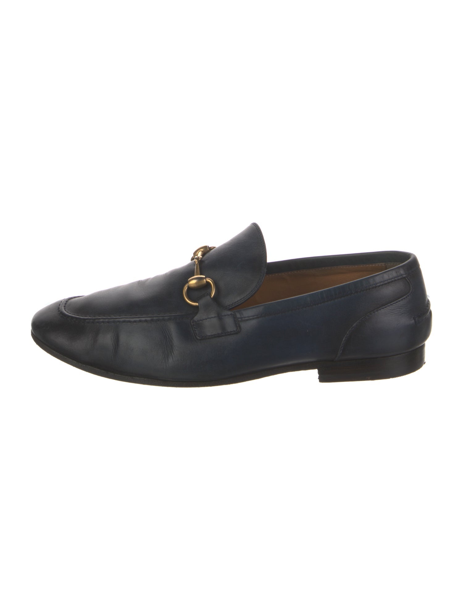 Gucci Horsebit Accent Leather Dress Loafers