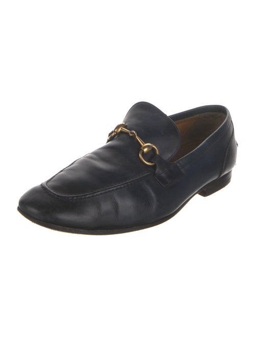 Gucci Horsebit Accent Leather Dress Loafers