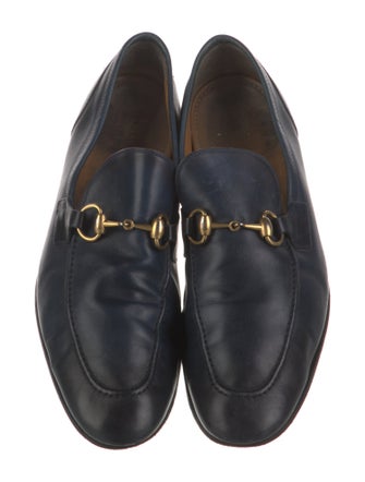 Gucci Horsebit Accent Leather Dress Loafers