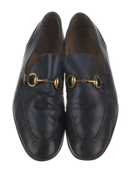 Gucci Horsebit Accent Leather Dress Loafers