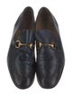 Gucci Horsebit Accent Leather Dress Loafers