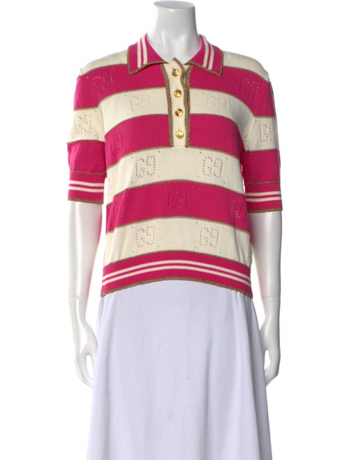 Gucci Striped Crew Neck Sweater