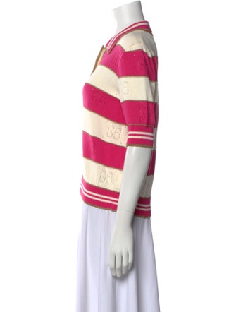 Gucci Striped Crew Neck Sweater