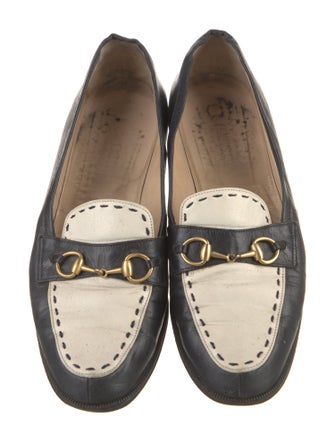 Gucci Horsebit Accent Leather Loafers