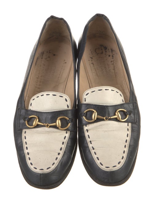 Gucci Horsebit Accent Leather Loafers