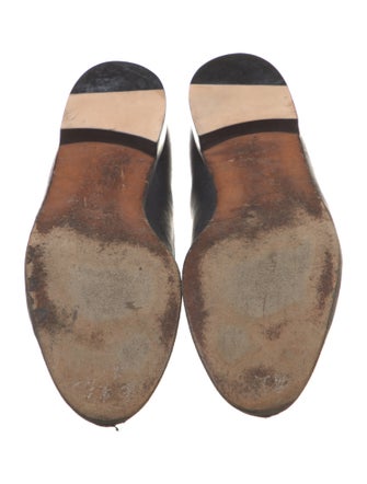 Gucci Horsebit Accent Leather Loafers