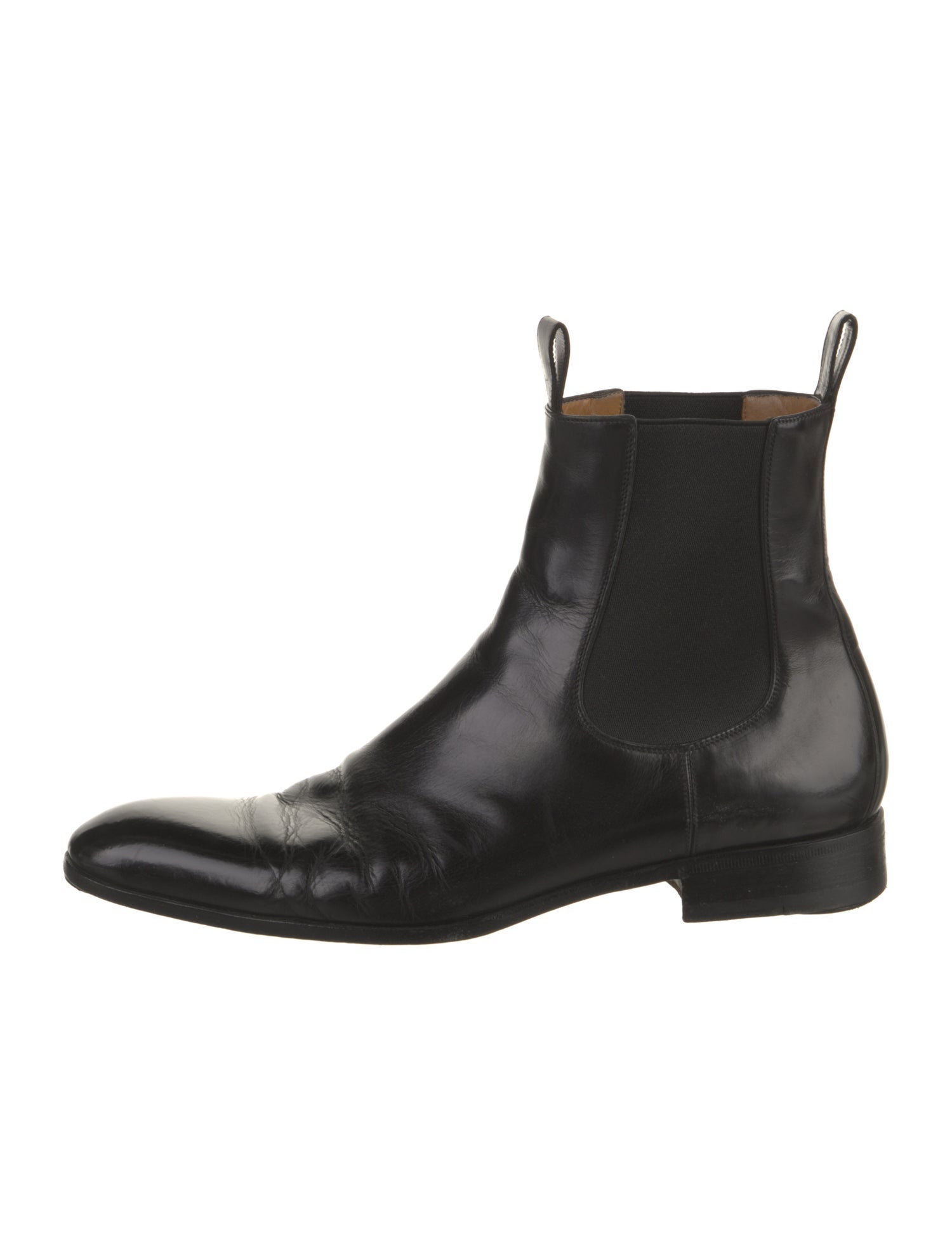 Gucci Leather Chelsea Boots