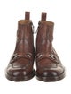 Gucci Horsebit Accent Leather Boots