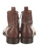 Gucci Horsebit Accent Leather Boots
