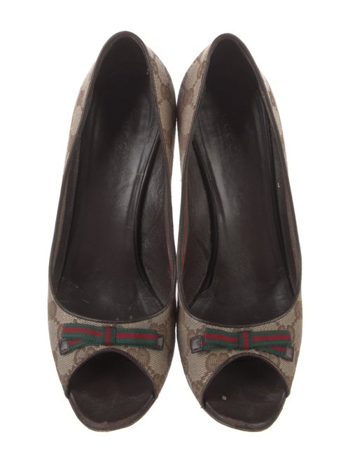 Gucci GG Canvas Canvas Pumps