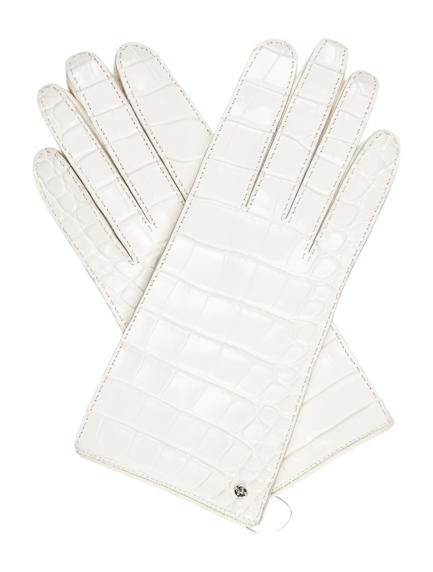 Gucci Solid Leather Gloves