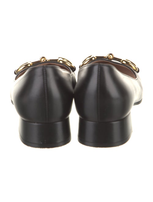 Gucci Horsebit Accent Leather Pumps