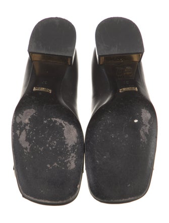 Gucci Horsebit Accent Leather Pumps