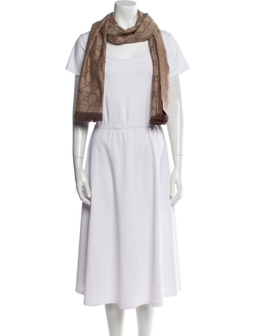 Gucci Wool GG Logo Scarf