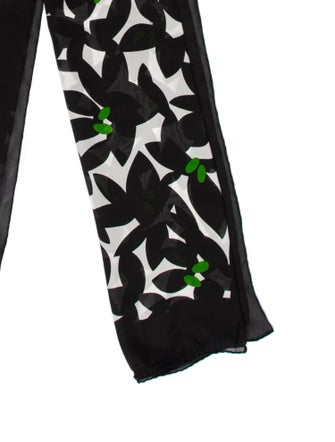 Gucci Mherry Fittizio Silk Scarf