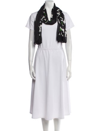 Gucci Mherry Fittizio Silk Scarf