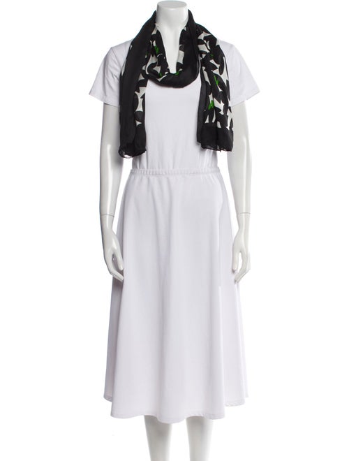 Gucci Mherry Fittizio Silk Scarf