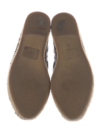 Gucci Double G Logo Leather Espadrilles