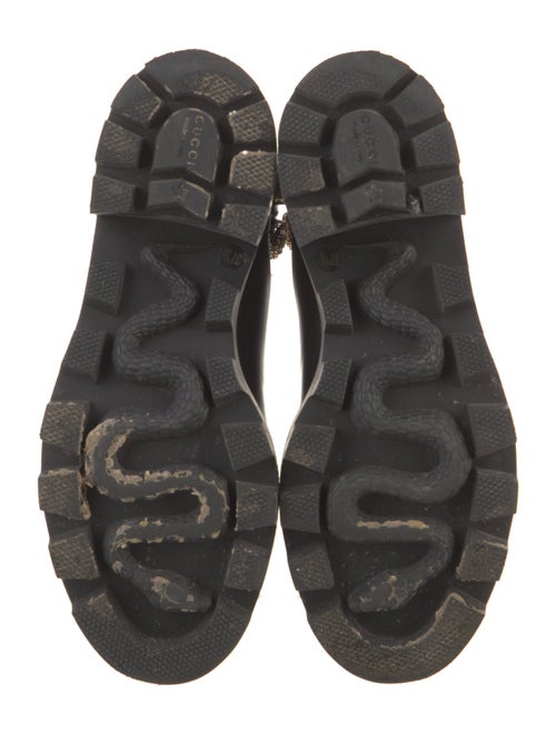 Gucci GG Crystal Leather Chelsea Boots