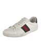Gucci Web Accent Leather Sneakers