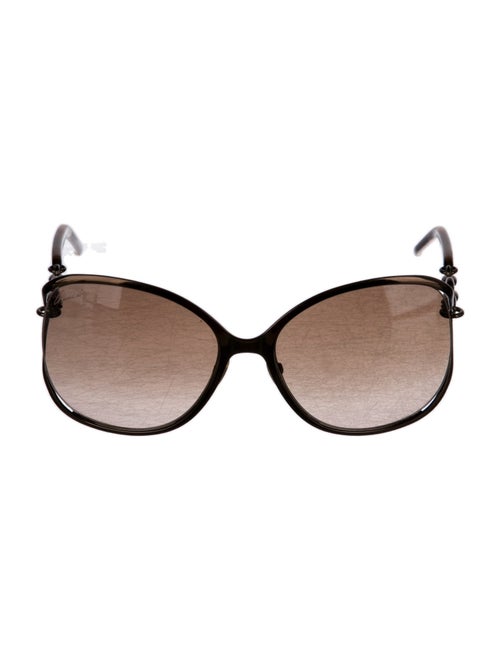 Gucci Marina Chain Accent Oversize Sunglasses