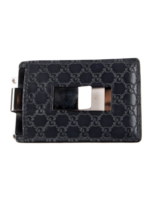 Gucci Money Clip Microguccissima Pattern Card Holder