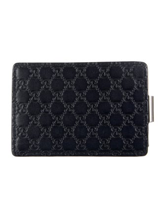 Gucci Money Clip Microguccissima Pattern Card Holder