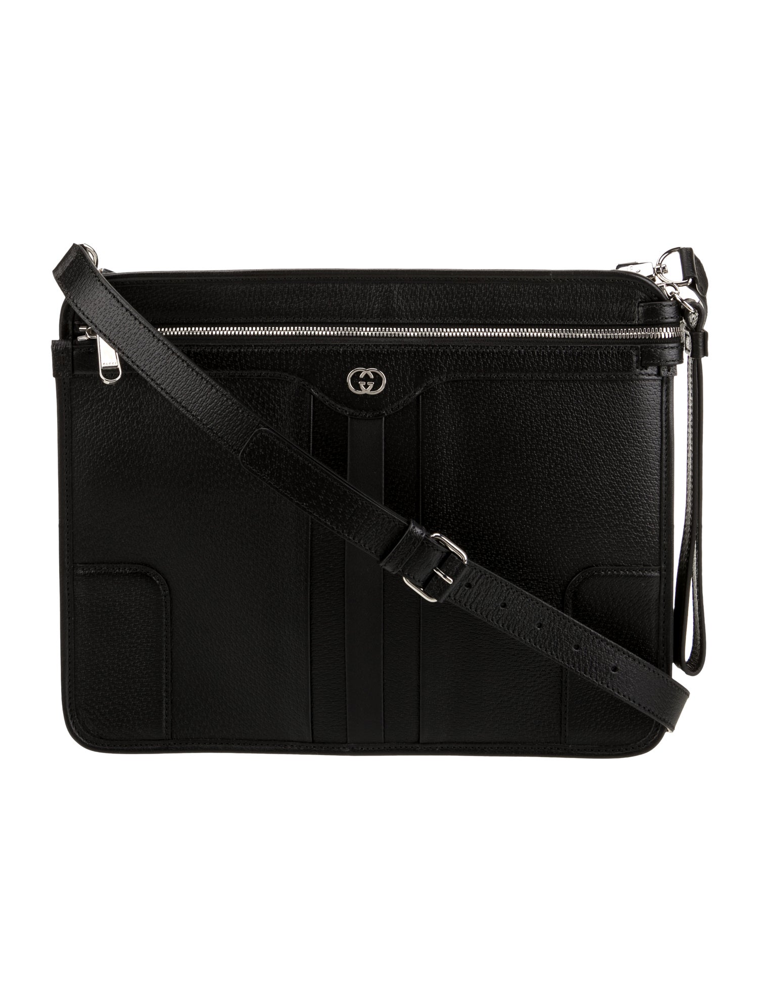 Gucci Leather Messenger Bag