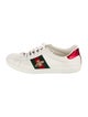 Gucci Web Accent Leather Sneakers