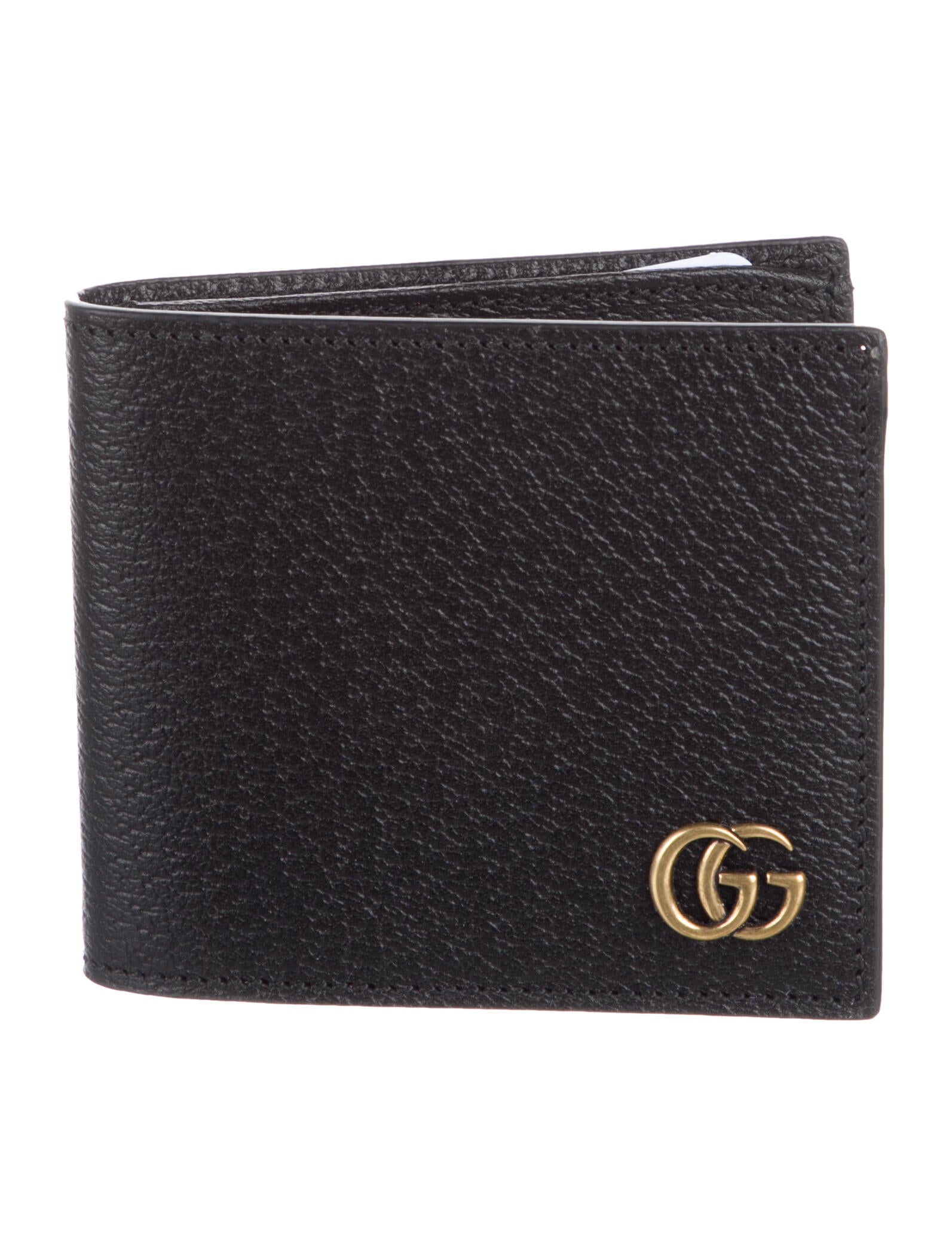 Gucci Interlocking G Logo Leather Bifold Wallet