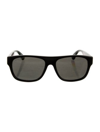 Gucci Web Accent Wayfarer Sunglasses