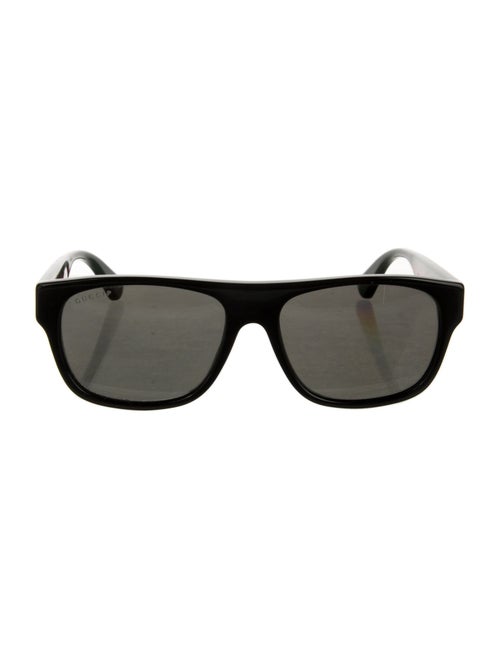 Gucci Web Accent Wayfarer Sunglasses