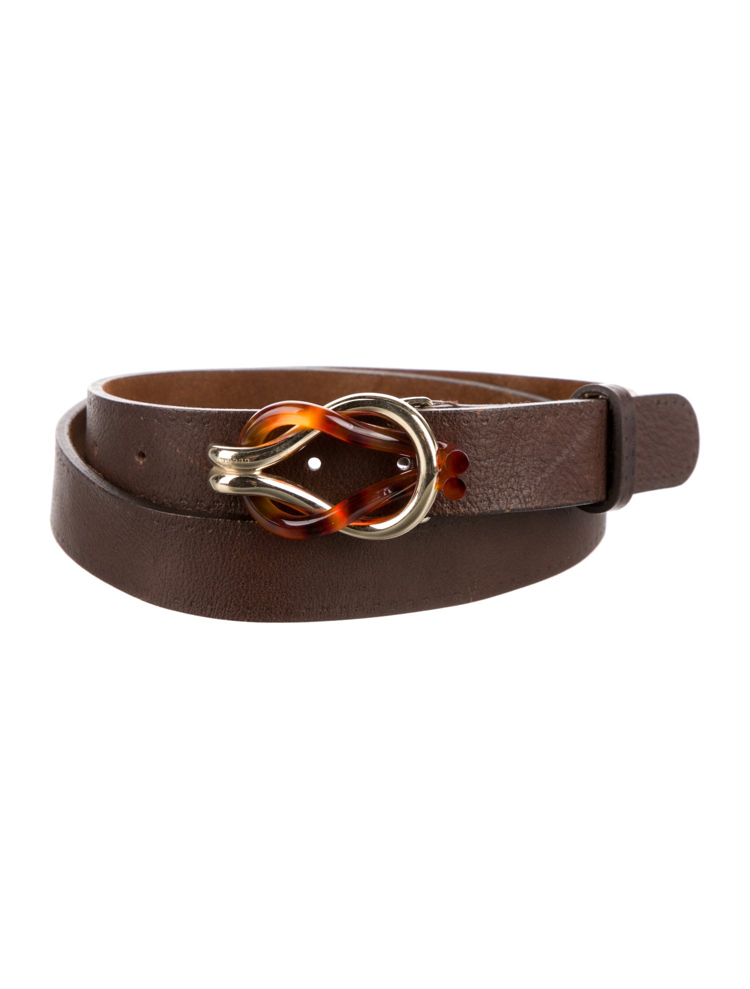 Gucci Skinny Leather Belt