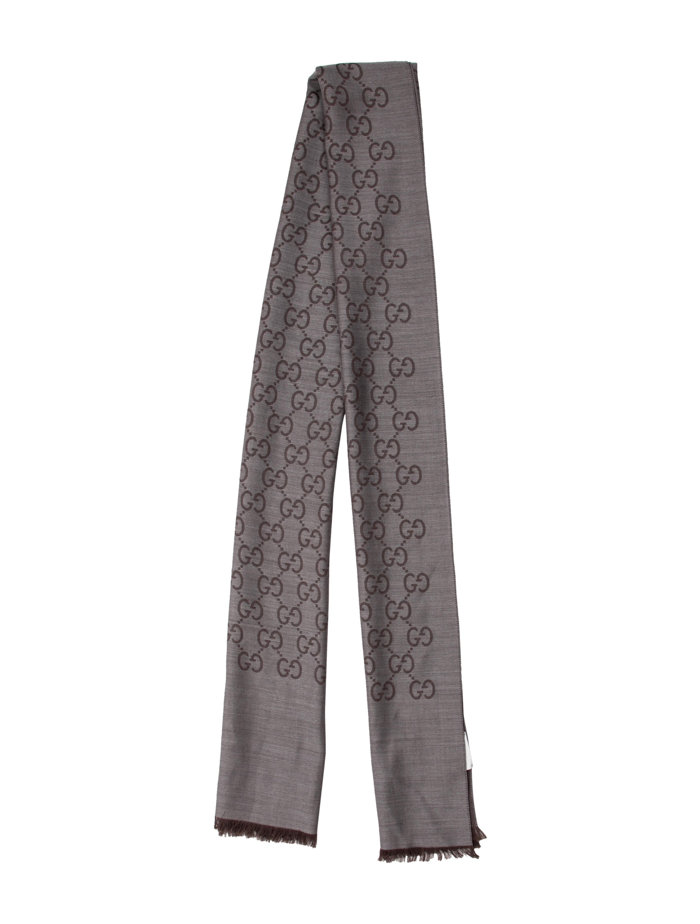 Gucci Wool GG Logo Scarf w/ Tags