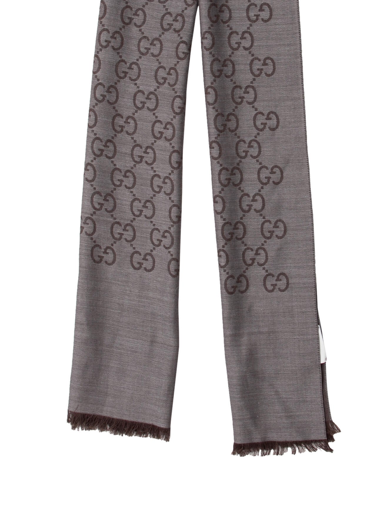 Gucci Wool GG Logo Scarf w/ Tags