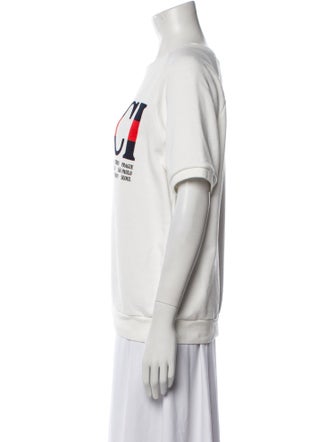 Gucci Graphic Print Crew Neck T-Shirt