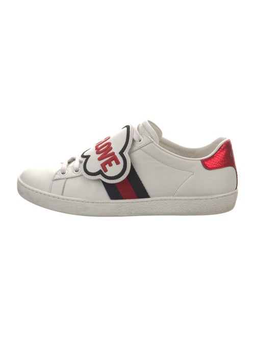 Gucci Sylvie Web Accent Leather Sneakers