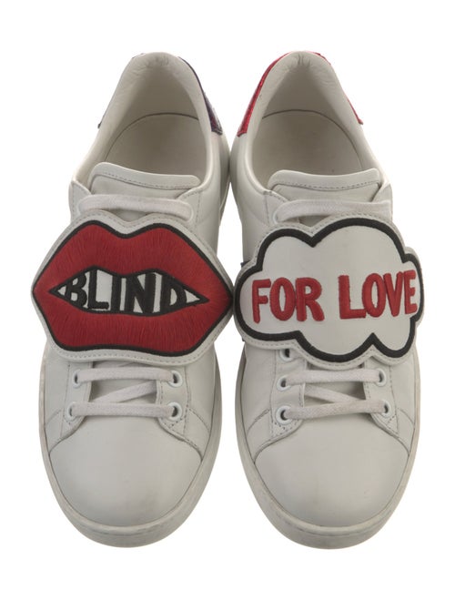 Gucci Sylvie Web Accent Leather Sneakers