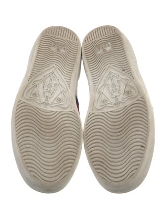 Gucci Sylvie Web Accent Leather Sneakers