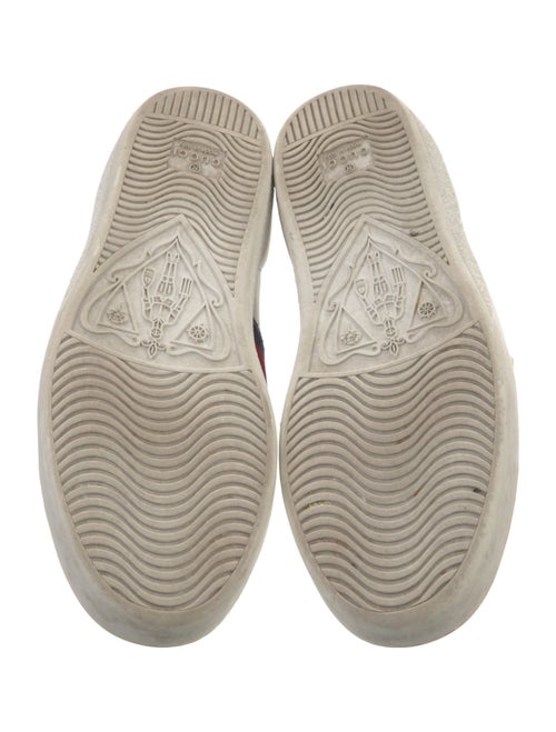 Gucci Sylvie Web Accent Leather Sneakers