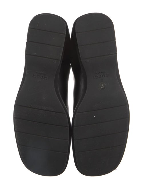 Gucci Web Accent Leather Chelsea Boots