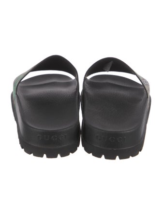 Gucci Bengal Print Rubber Slides